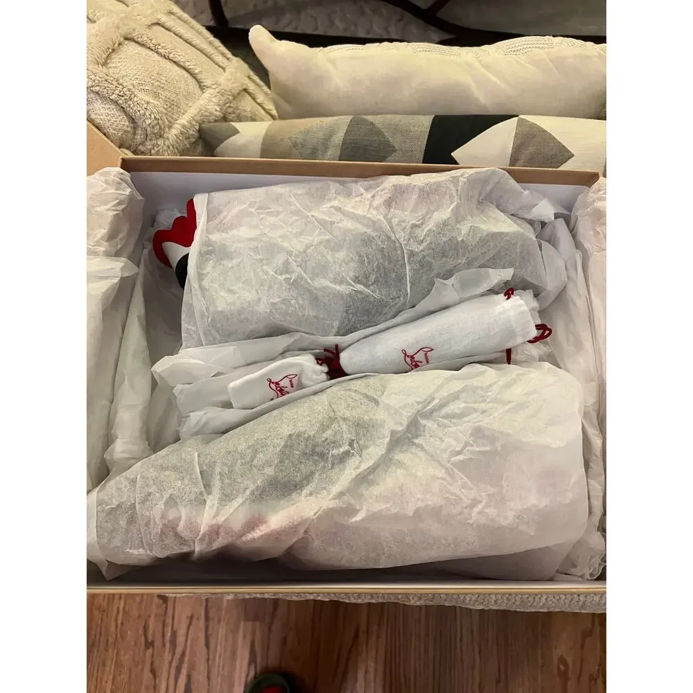 Christian Louboutin Loubishark Sneakers in Grey Suede Size EU 42.5/ US 9.5✨ - Picture 15 of 16